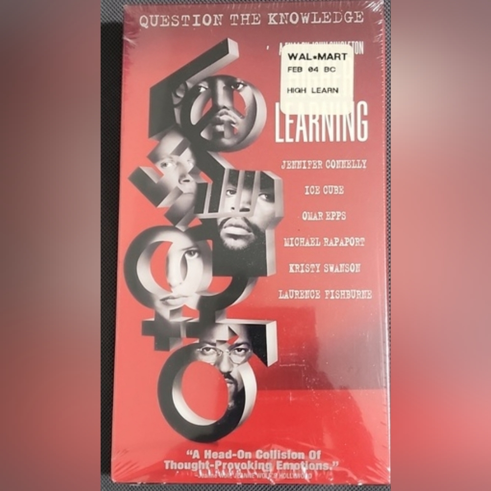 Higher Learning VHS Tape Movie New Sealed in Pack Never Opened